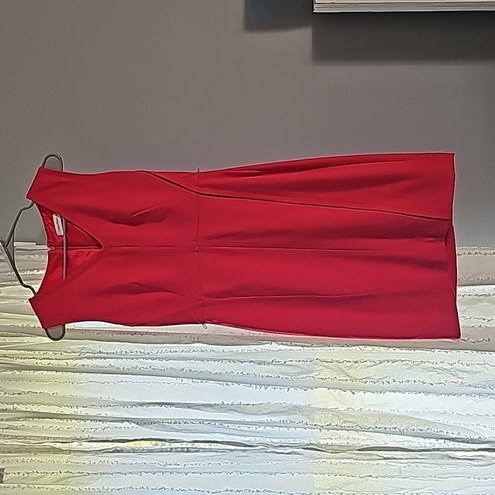 Calvin Klein Pink Sheath Dress size 2